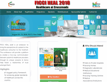 Tablet Screenshot of ficci-heal.com